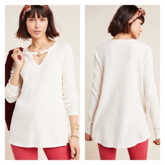 Anthropologie Tops - Anthropologie | NWT Nadia Waffle Tunic Top